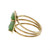 GIA Certified Jade Yellow Gold Carved Frog Ring 