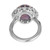 GIA 17.15 Carat Purple Star Sapphire Diamond Gold Cocktail Engagement Ring