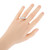 Peter Suchy Three Stone Diamond Engagement Ring Platinum Vintage Style