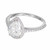 Peter Suchy GIA Certified 1.65 Carat Pear Shape Diamond Halo Engagement Ring