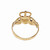 14k Yellow Gold Claddagh Ring