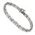Peter Suchy 2.65ct Chevron Link Diamond Bracelet 14K White Gold