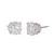 Peter Suchy 1.50 Carat Diamond Brilliant Cut White Gold Stud Earrings