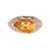 3.50 Carat Citrine Diamond Two-Tone Gold Cocktail Ring