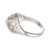 GIA Certified Edwardian Old European Rose Cut Diamond Platinum Engagement Ring