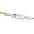 .85 Carat Yellow White Diamond Two-Tone Gold Drop Slide Necklace