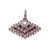 Diamond White Gold Cluster Pendant