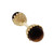 Tiger Eye Yellow Gold Bar Cufflinks