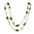GIA Certified 330.00 Carat Peridot Citrine Freeform Gold Beaded Chain Necklace