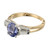 Peter Suchy GIA Certified 1.70 Carat Oval Sapphire Diamond Gold Engagement Ring  