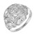 Victorian .90ct Old Mine Diamond Platinum Cluster Ring, Circa 1890