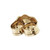 Vintage 1940 Button Style Diamond Earrings Platinum 18k Gold