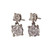 Peter Suchy Old European cut Diamond Dangle Earrings 1.59ct Total Platinum