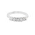 Peter Suchy 5 Round Diamond Wedding Band Platinum Ring