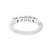Peter Suchy 5 Round Diamond Wedding Band Platinum Ring