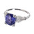 Peter Suchy Natural Violet Blue Sapphire Engagement Ring Gia Color Change 
