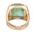 Peter Suchy GIA Certified 15.92 Carat Carved Emerald Gold Ring