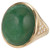 Peter Suchy 21.58 Carat Emerald Diamond Yellow Gold Cocktail Ring