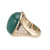Peter Suchy 21.58 Carat Emerald Diamond Yellow Gold Cocktail Ring