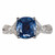 Tacori GIA Certified 2.07 Carat  Sapphire Diamond Platinum Engagement Ring