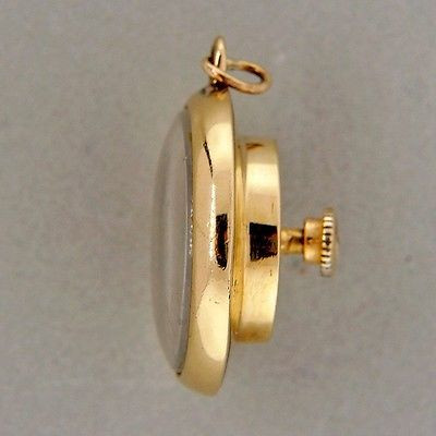 Vintage Estate Roulette Wheel 3D Mechanical 14k Spinning Charm