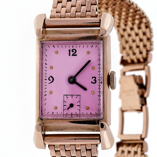 Rose Gold Bulova Usa Academy Award Oscar 1949 Bulova 14k Pink Gold