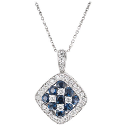 Gregg Ruth 1.25 Carat Sapphire Diamond 