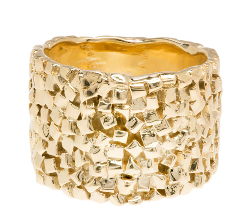 Woven Yellow Gold Band Ring - petersuchyjewelers