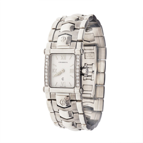 Ladies Charriol Watch With White Dial & Diamonds  display picture 1