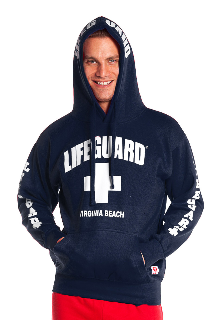 white lifeguard hoodie