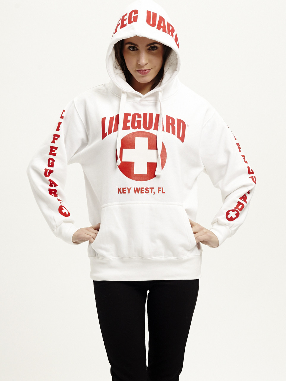 lifeguard white hoodie