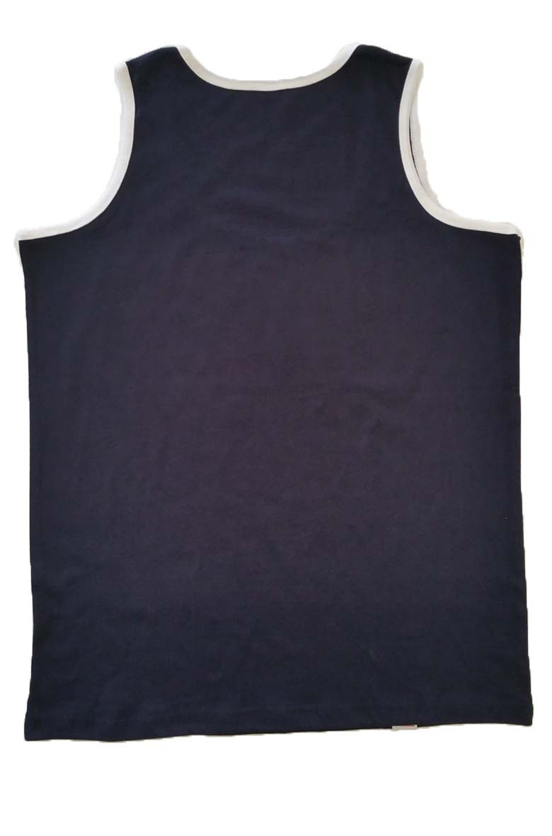 Red Tank with White Trim