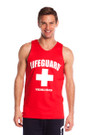Red The Muscle Tank | Beach Lifeguard Apparel Online Store