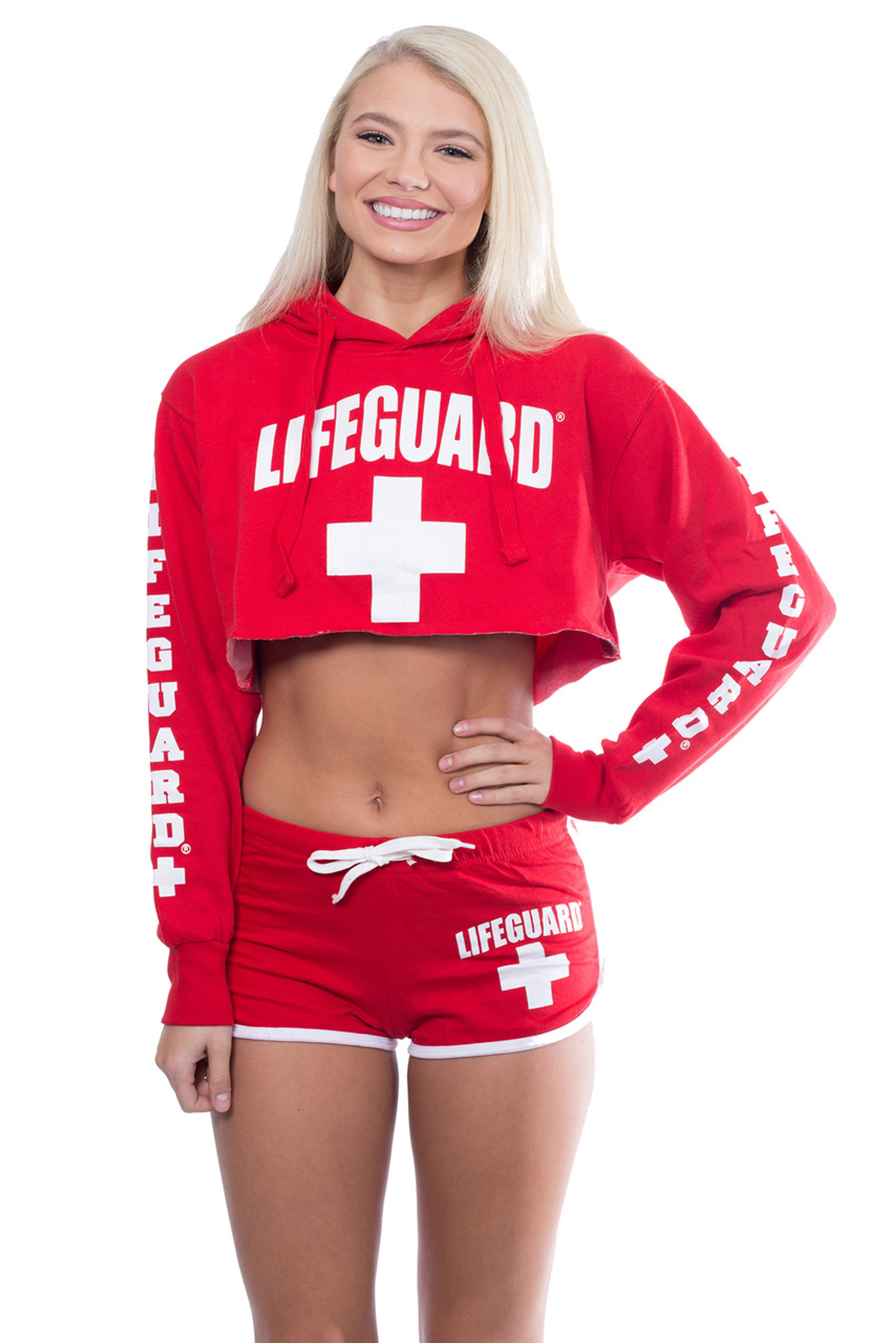 Lifeguard Sweatshirts Female Swim Suits Ladies Shorts Women Bathingsuits
