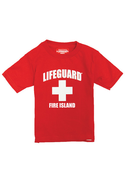 Red Traditional Kid's T-Shirt | Beach Lifeguard Apparel Online Store