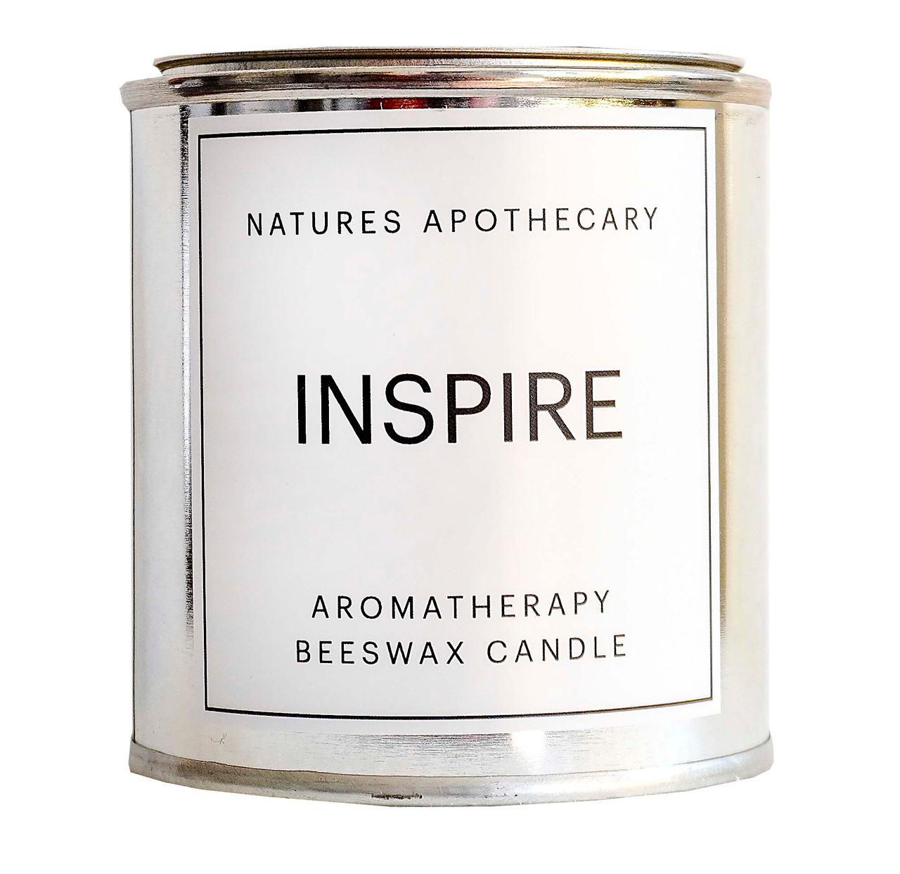 Inspire - Frankincense & Myrrh Essential Oil Hand Poured Natural Beeswax Candle | Natures Air Purifier 