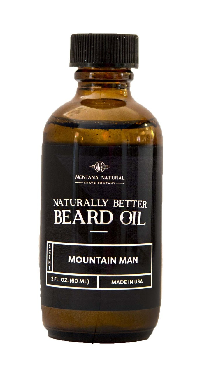 Mountain Man Beard Oil & Leave in Moisturizer - Montana Natural Shave Company 