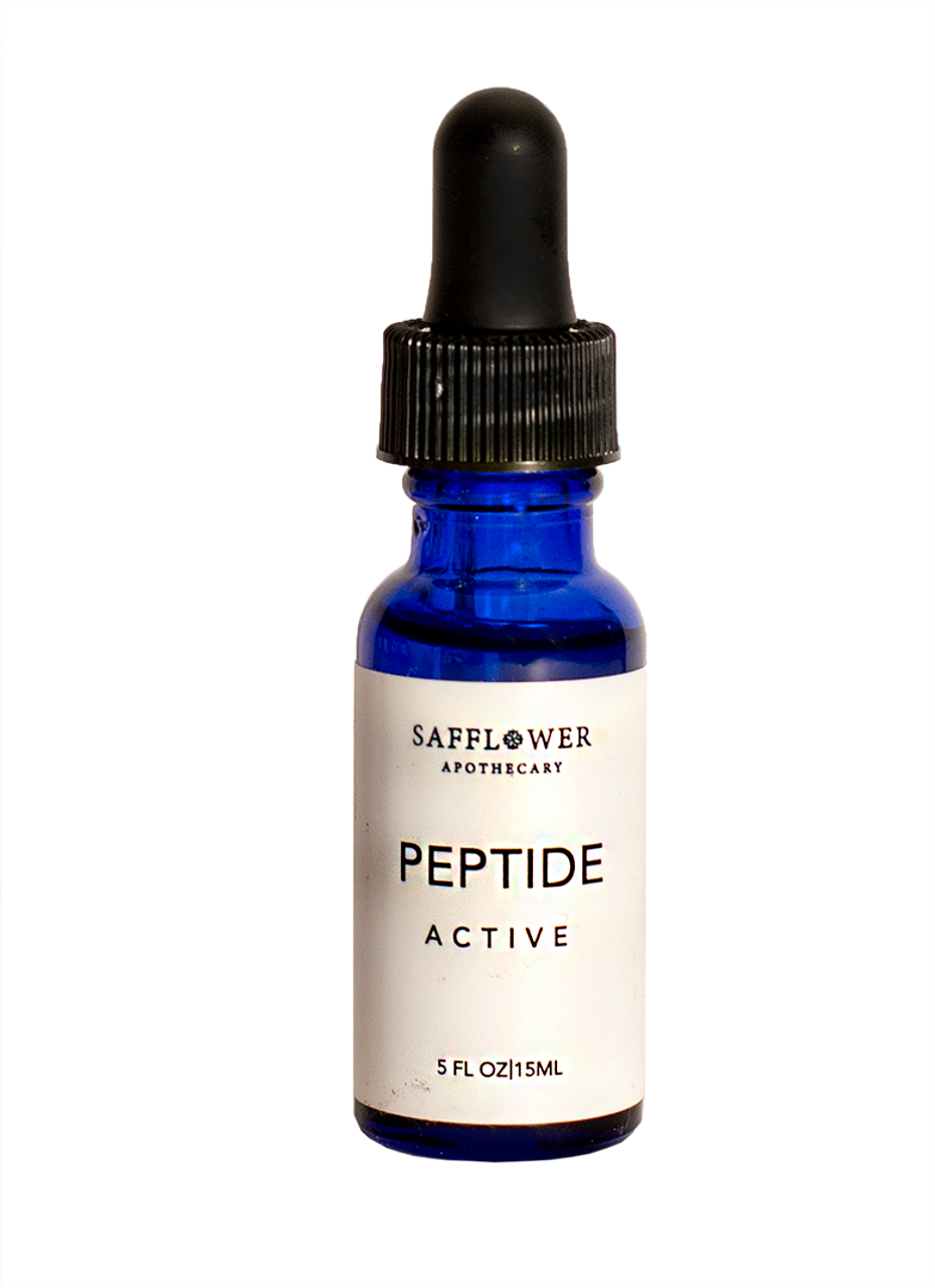 Active Peptide - Concentrated Formula Enhances Benefits of Face Serum Safflower Apothecary