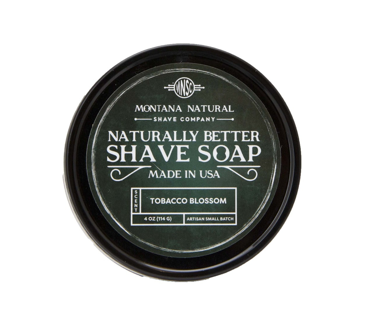 Tobacco Blossom Artisan Small Batch Shave Soap for a Naturally Better