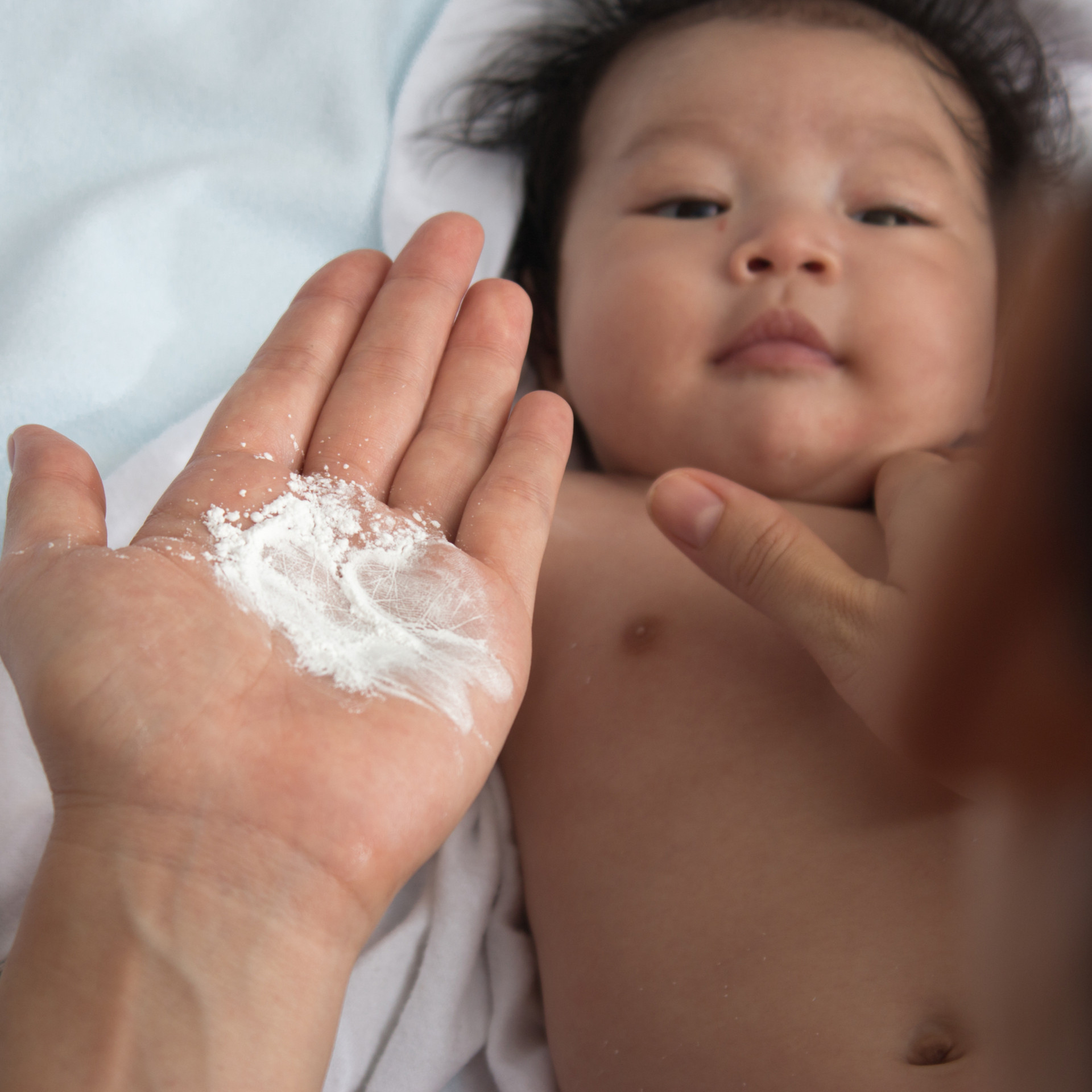 Talc-Free Organic Baby Powder | Naturally Absorbs Moisture, Soothes ...