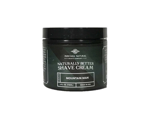 Mountain Man Shave Cream for a Naturally Better Shave Experience!