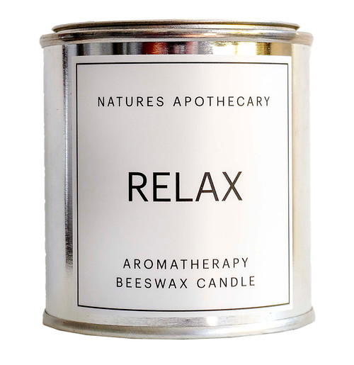 Tranquil - Made with Vanilla, Honey, & Benzoin Essential Oil Hand Poured Beeswax Candle