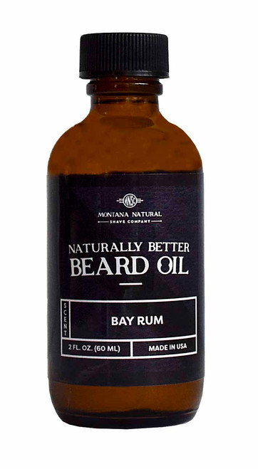 Bay Rum Beard Oil & Leave in Moisturizer - Montana Natural Shave Company 