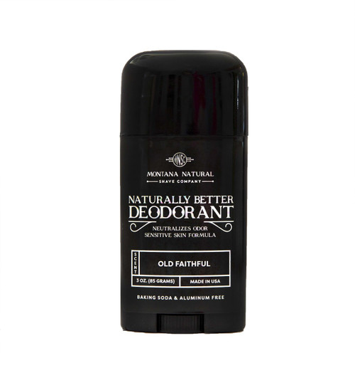 Old Faithful Deodorant Stick | Sensitive Skin Formula | Baking Soda Free | Aluminum Free Montana Natural Shave Company