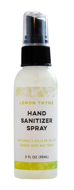 Lemon Thyme All Natural Hand Sanitizer | Kills 99% of Germs & Bacteria DAYSPA Body Basics