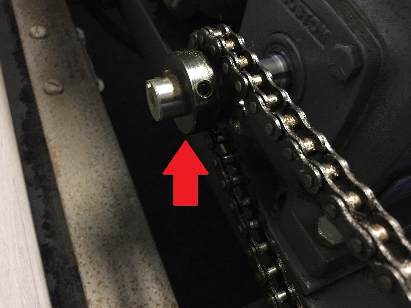 Spinalator Roller Rotation Sprocket Gear