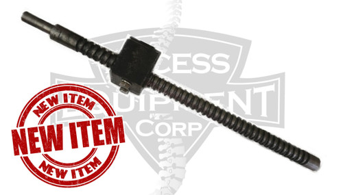  Spinalator Travel Cross Cut Gear & Fang Assembly, Spinalator Travel Actuator, Spinalator Auger, Spinalator Travel Auger, Spinalator Fang, Spinalator parts, Spinalator Cross Cut Gear, Spinalator Threaded Rod, Spinalator Travel Rod, Spinalator Travel, Spinalator Table Parts, Spinalator Table Auger, Spinalator Table Rod, Spinalator Table Parts