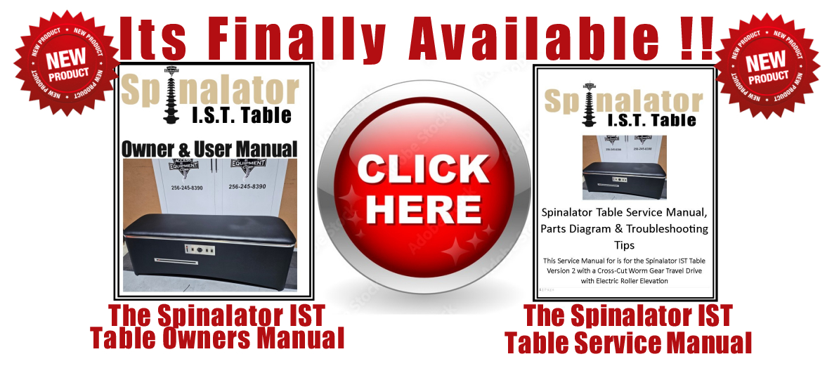 Difference Between a Spinalator Owners manual & Spinalator Service manual?