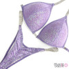 Lilac Undecorated Competition Bikini