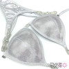 White/Silver Competition Bikini (UB026)